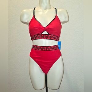 Cupshe- Red Women's Swim Set
